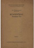 Dr. Földvári József - Büntetőjog
