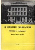 Dr. Gencsi László - Az Erdészeti és Faipari Egyetem tudományos közleményei