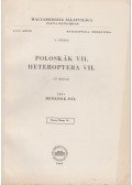 Benedek Pál - Poloskák VII. - Heteroptera VII.