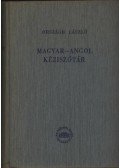 Országh László - Magyar-angol kéziszótár