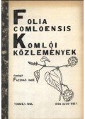 Fazekas Imre - Folia Comloensis - Komlói Közlemények 1984/1