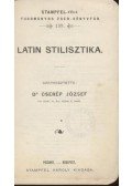 Cserép József - Latin stilisztika