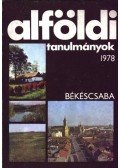 Tóth József - Alföldi tanulmányok 1978.