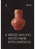 Dér László - A Békés megyei múzeumok közleményei 1978. 5.