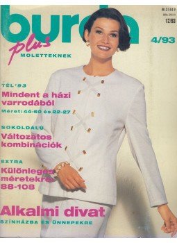 Hajós Katalin - Burda Plus Moletteknek 1993/4. Hajós Katalin - Burda Plus Moletteknek 1993/4., Budapest 1993 antikvár könyv