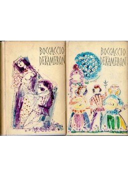 Giovanni Boccaccio - Dekameron I-II., Budapest 1961 antikvár könyv