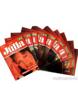 Jordan, Penny, Ker, Madeleine, Goldrick, Emma, Mortimer, Carole, George, Catherine, Wilson, Patricia, Jessica Steele - Júlia 11-20. füzet Jordan, Penny, Ker, Madeleine, Goldrick, Emma, Mortimer, Carole, George, Catherine, Wilson, Patricia, Jessica Steele - Júlia 11-20. füzet, Budapest 1990 antikvár könyv