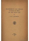 W. PH. J. Hellebrekers - Measurements and weights of eggs of birds on the dutch list