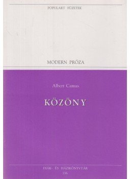 Albert Camus - Közöny Albert Camus - Közöny, Budapest 1995 antikvár könyv