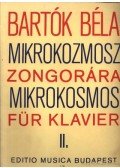 Bartók Béla - Bartók Béla - Mikrokozmosz zongorára II.