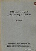 D. Purchase - Fifth Annual report on bat-banding in Australia (Ausztália denevér-jegyzéke, 5. évi kiadás.