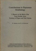 R. Schodde, W. B. Hitchcock - Contributions to Papuasian Ornithology (Hozzájárulás Pápua Ornitológiájához)