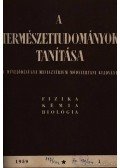 Fülöp Béla - A természettudományok tanítása 1959