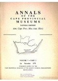 Több szerző - Annals of the Cape Provincial Museums (A Cape Területi Múzeumok évkönyve) 7/2/1971