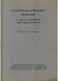 Schodde, R.,Mathews, S. J. - Contributions to Papuasian Ornithology