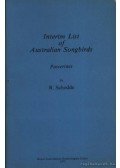 Schodde, R. - Interim List of Australian Songbirds (Ausztrál énekesmadarak átmeneti jegyzéke)
