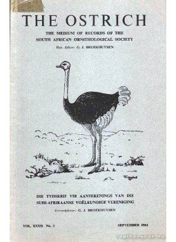Több szerző - The Ostrich Vol. XXXII No. 3 Több szerző - The Ostrich Vol. XXXII No. 3, Cape Town 1961 antikvár könyv