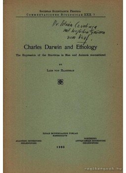 Haartman, Lars von - Charles Darwin and Ethology Haartman, Lars von - Charles Darwin and Ethology, Helsingfors 1960 antikvár könyv