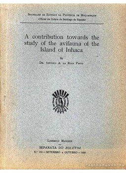 Dr. António A. da Rosa Pinto - A contribution towards the study of the avifauna of the Island of Inhaca,  1958 antikvár könyv