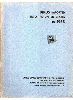 Richard C. Banks - Birds Imported into the United States in 1968, Washington 1970 antikvár könyv