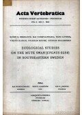Berglund, Björn E.,Curry-Lindahl, Kai,Luther, Hans,Rodhe, Wilhelm,Sellerberg, Gunnar,Viking Olsson - Ecological Studies on the Mute Swan (Cygnus Olor) in Southeastern Sweden (Ökológiai tanulmányok a bütykös hattyúról Dél-kelet Svédországban)