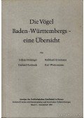 Hölzinger, Jochen,Kroymann, Burkhard,Knötzsch, Gerhard,Westermann, Karl - Die Vögel Baden-Württembergs-eine Übersicht(A Baden-Württembergi madarak-Áttekintés)