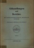 Több német szerző - Abhandlungen und Berichte des Naturkundlichen Museums