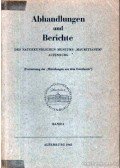 Több német szerző - Abhandlungen und Berichte des Naturkundlichen Museums