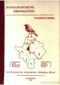 Nicolai, Bernd,Briesemeister, Erwin,Stein, Helmut,Seelig, Klaus-Jürgen - Avifaunistische Übersichten Passeriformes (A madárvilág áttekintése- Az énekesmadarak)