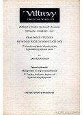 Ljunggren, Lars - Seasonal Studies of Wood Pigeon Populations
