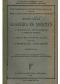 Mérey Gyula - Algebra és mértan