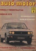 Kókai Imre (szerk.) - Autó-motor 1978 (hiányos)