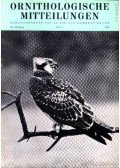 Bruns, Herbert Dr. - Ornithologische Mitteilungen