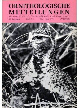 Több szerző - Ornithologische Mitteilungen 1971, 23. Jahrgang, 5-6. Heft (Ornitológiai Közlöny 1971, 23. évf., 5-6. füzet), Wiesbaden 1971 antikvár könyv