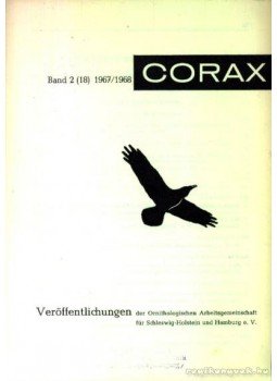 Westernhagen, W. Dr. - CORAX Veröffentlichungen der Ornithologischen Arbeitsgemeinschaft für Schleswig-Holstein und Hamburg e.V. Band 2(18) 1967-1968 (A hamburgi ornitológiai munkacsoport közlönye), Hamburg 1968 antikvár könyv