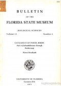Brodkorb, Pierce - Bulletin of the Florida State Museum 1971 4. (Floridai Állami Múzeum Közleménye)