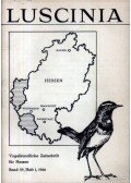 Több szerző - Luscinia Vogelkundliche Zeitschrift für Hessen Band 39, Heft 1, 1966 (A fülemüle Hesseni madárismereti folyóirat 39. évf. 1. szám, 1966)