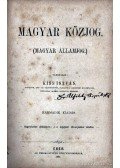 Kiss István - Magyar Közjog (Magyar Államjog)
