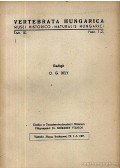 Dely, O.G. - Vertebrata Hungarica IX. 1-2. 1967 (Magyarországi gerincesek IX. évf. 1-2. szám 1967)