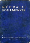 Takács Lajos - Néprajzi közlemények X. 1-2.