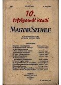 Szekfű Gyula - Magyar Szemle 1936. XXVIII. kötet I. (109.) szám