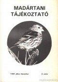 Schmidt Egon - Madártani tájékoztató 1994. július-december 2. szám