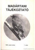 Schmidt Egon - Madártani tájékoztató 1994. január-július 1. szám