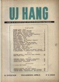 Erdei Sándor - Új Hang 1954 III. évf. 3-4. szám