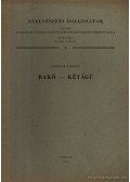 Bodnár Ferenc - Bakó-Kétágú