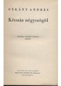 Dékány András - Kétszáz négyszögöl