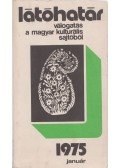 Szabolcsi Miklós - Látóhatár 1975 Január
