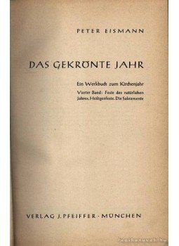  - Das gekrönte Jahr 4 (A megkoronázott év),  1958 antikvár könyv