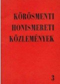 Czeglédi Imre - Körösmenti honismereti közlemények 3 1969