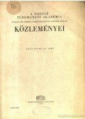 Sőtér István - A Magyar Tudományos Akadémia nyelv- és irodalomtudományi osztályának közleményei